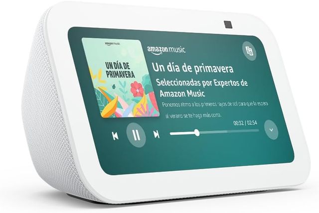 Imagen de la oferta: Echo Show 5 (Última generación) | Pantalla táctil inteligente con Alexa diseñada para controlar tus dispositivos de Hogar digital y más | Blanco