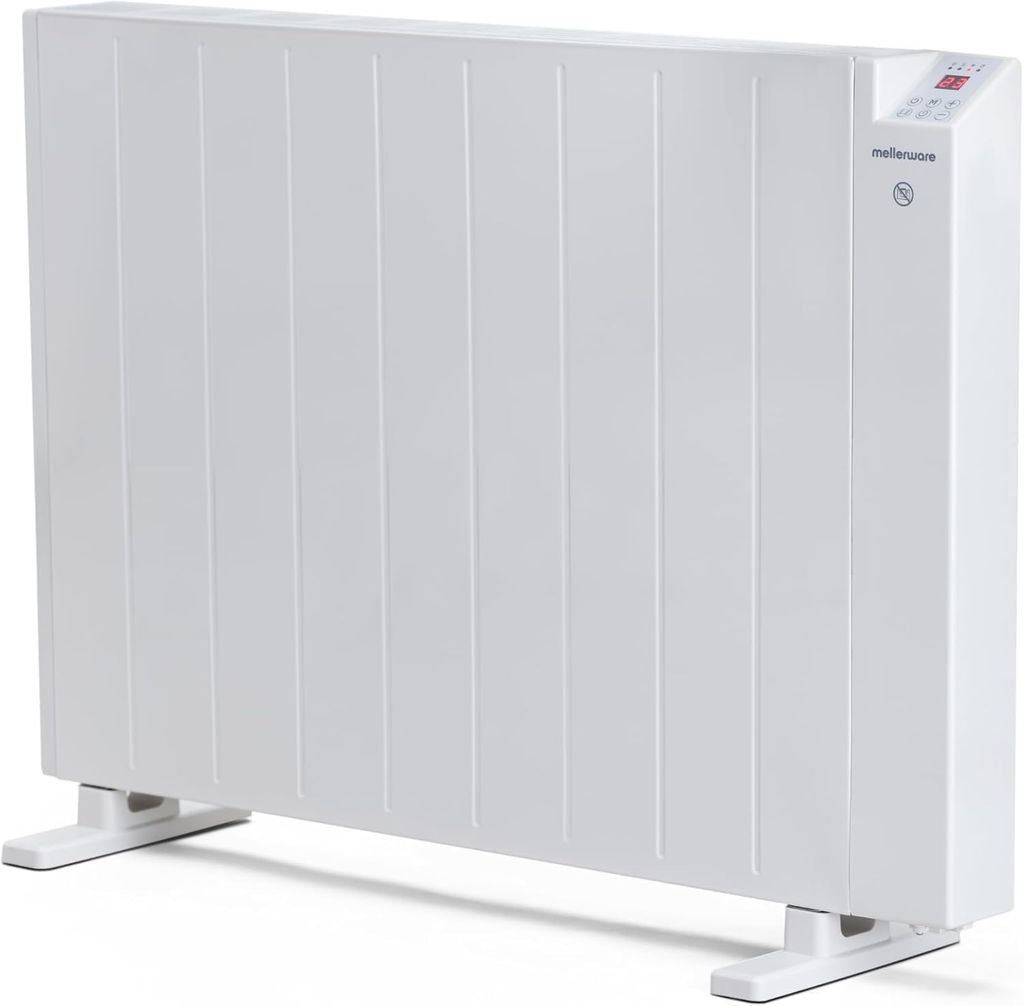 Imagen de: Mellerware - Emisor Térmico Bajo Consumo Comfy! 2000W WIFI | Programable 3 Modos +Temp. Ajustable + Función Ventana Abierta |Radiador Eléctrico Potente |30m2| Google Home Alexa |Large