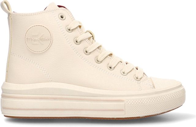 Imagen de la oferta: Etika Zapatillas de Plataforma para Mujer, Botas Deportivas Altas de Estilo Baloncesto con Doble Suela, Sneaker de Piel Sintética, Modelo 52440