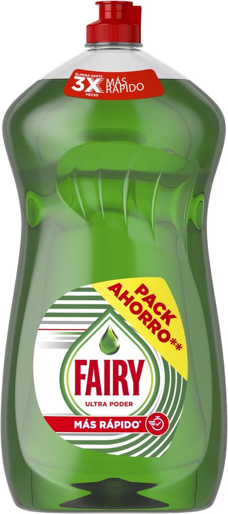 Imagen de: Fairy Ultra Original Líquido Lavavajillas 1250ML Fórmula Efectiva Que Deja Los Platos Relucientes, Impresionante Poder Antigrasa