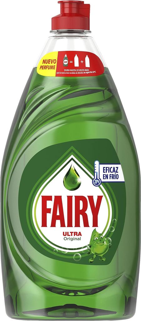 Imagen de: Fairy Ultra Original Líquido Lavavajillas 820ML Fórmula Efectiva Que Deja Los Platos Relucientes, Impresionante Poder Antigrasa
