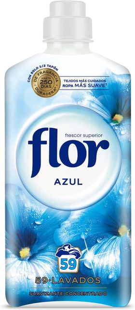 Imagen de la oferta: Flor - Suavizante para la Ropa Concentrado, Aroma Azul - 59 Dosis