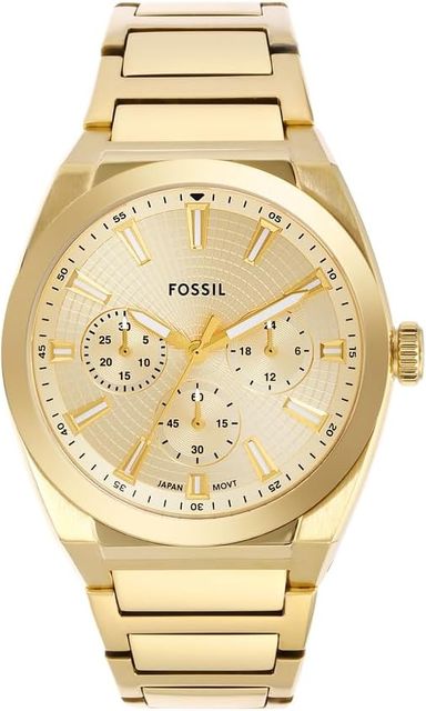 Imagen de la oferta: Fossil Reloj Everett para Hombre, Movimiento Cronógrafo Cuarzo con Correa de Piel o Acero