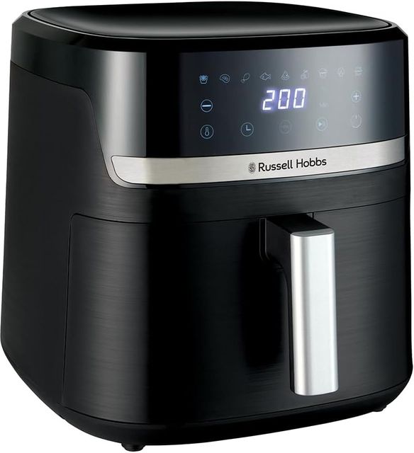 Imagen de la oferta: Russell Hobbs Freidora de Aire, Air Fryer, Freidora sin Aceite 8,3 L, XXL [tamaño compacto, bajo nivel ruido, pizzas de 26 cm] Satisfry (piezas aptas lavavajillas, pantalla táctil, grill) 27632-56