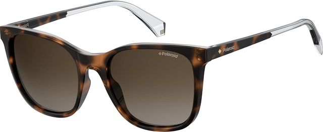 Imagen de la oferta: Polaroid PLD 4059/S LA 086, Gafas de sol, Mujer, Marrón (Dark Havana/Bw Black Brown), 53