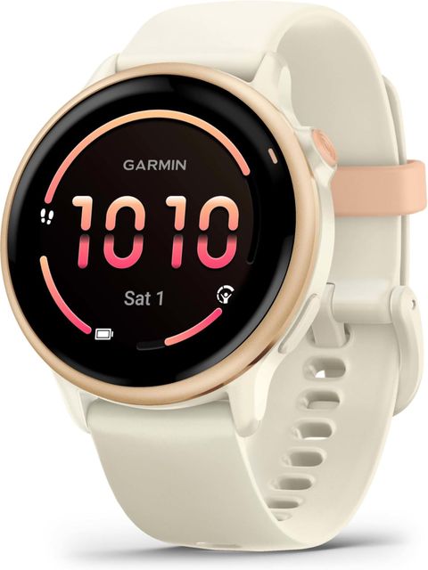 Imagen de la oferta: Garmin Vívoactive 6, Smartwatch con GPS, Pantalla AMOLED, Funciones de Salud, Entrenamientos de Movilidad, Entrenamiento avanzado del sueño y hasta 11 días de autonomía,Blanco Rosado,Amazon Exclusive