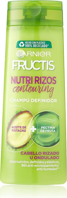 Imagen de la oferta: Garnier Fructis Nutri Rizos Contouring Champú Pelo Rizado u Ondulado - 380 ml