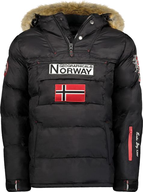 Imagen de la oferta: Geographical Norway Bilboquet Men – Parka para hombre, impermeable, gruesa, capucha de piel para exterior, chaqueta cálida, cortavientos, forro exterior, chaqueta para hombre