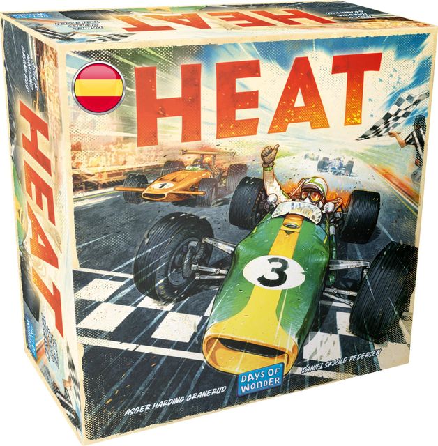 Imagen de la oferta: Asmodee - Heat - Juego de Estrategia de Carreras de Coches - Juego de Mesa estrategico para niños a Partir de 10 años - 1 a 6 Jugadores - 60 min - Carrera inmersiva - Español