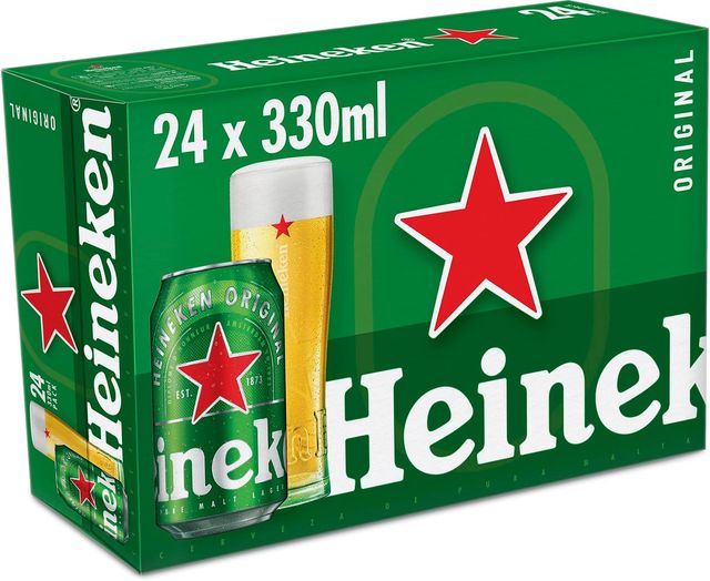 Imagen de la oferta: Heineken Cerveza Lager, 24 x 330ml