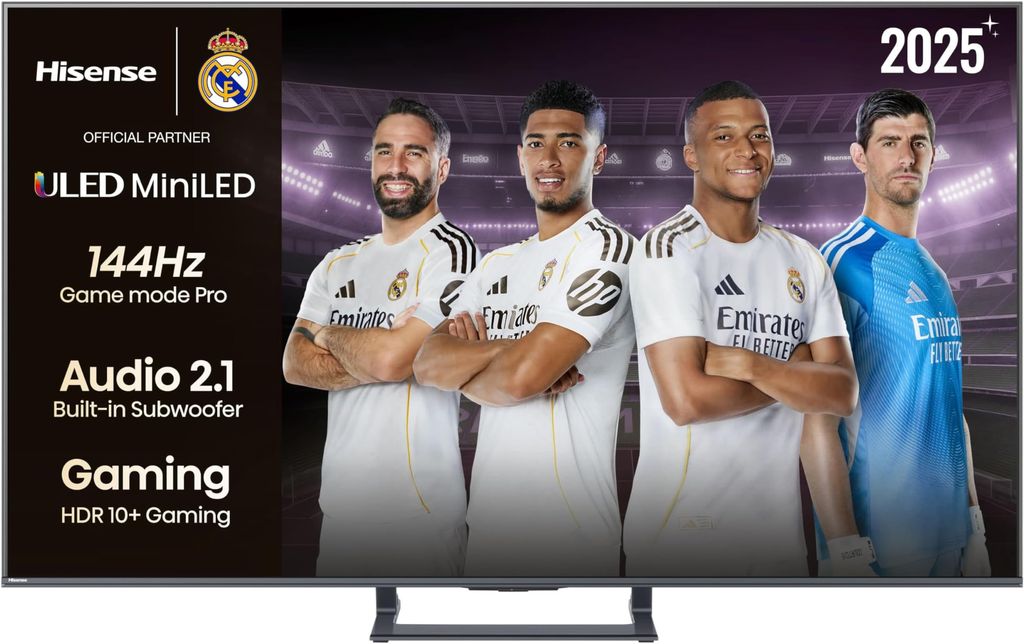 Imagen de: Hisense 65E8Q - Mini LED Smart TV, Quantum Dot, 144Hz, Subwoofer Integrado, Dolby Vision IQ & Dolby Atmos, Full Array Local Dimming, Procesador Hi-View Engine