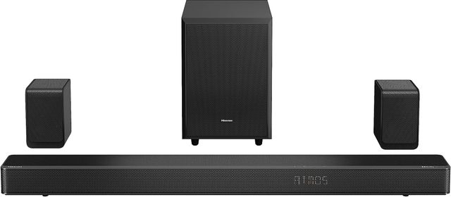 Imagen de la oferta: Hisense AX5125H - Barra de Sonido 5.1.2, 500W, Subwoofer y Altavoces Traseros inalámbricos, Altavoces Tiro Techo, Dolby Atmos, Hi Concerto, 7 Modos EQ, 4K Pass Through, Bluetooth 5.3