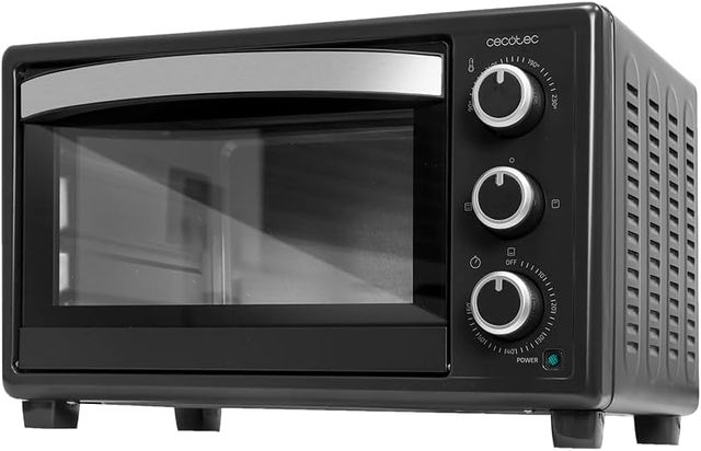 Imagen de la oferta: Cecotec Horno de sobremesa Bake&Toast 2300 Black, 23 L, Potecia 1500 W, Hasta 230ºC, 3 modos de calor: grill, calor base, y combinada, Puerta doble cristal, Temporizador 60 min, Bandeja recogemigas