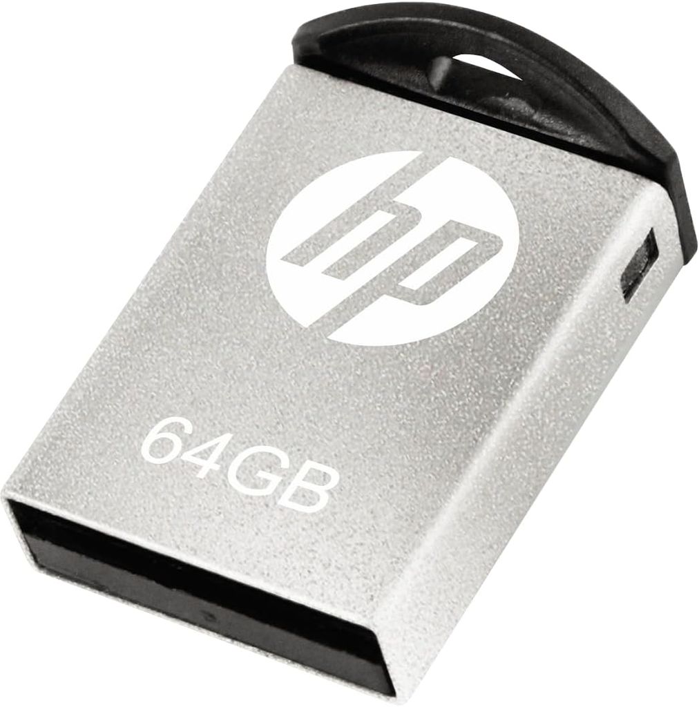 Imagen de: HP Memoria USB GB USB 2.0 Super Mini Metal, a Prueba de Golpes, a Prueba de Salpicaduras, a Prueba de Polvo, Discos Flash Drives v222 W hpfd222 W - 64, Color Plata