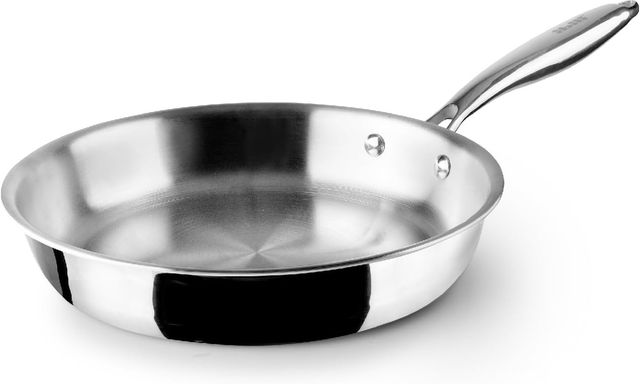 Imagen de la oferta: IBILI Sarten tricapa triply Natural, 22 cms, Acero inoxidable, Apto para induccion, sin antiadherente