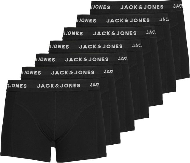 Imagen de la oferta: JACK & JONES Jachuey Trunks 7 Pack Bóxer Hombre (Pack de 7)