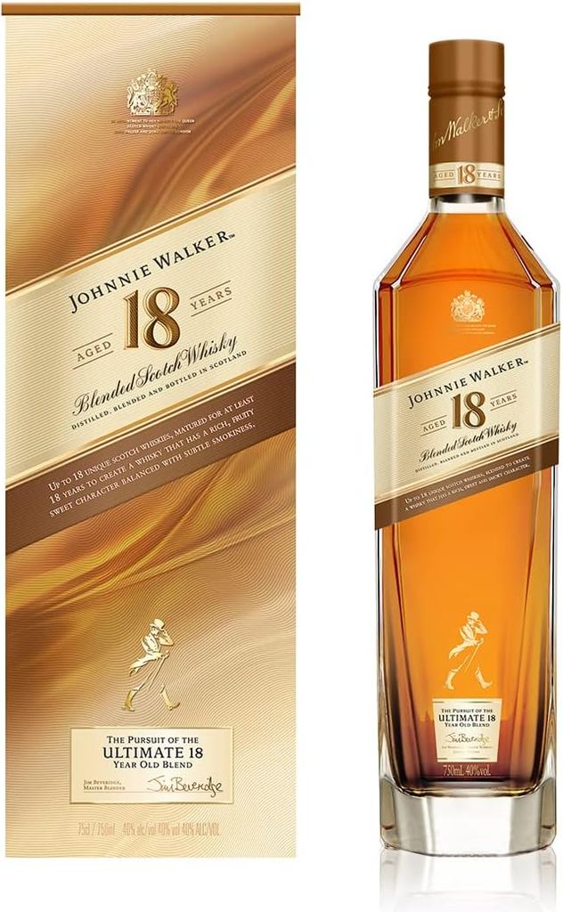 Imagen de: Johnnie Walker, Whisky escocés blended 18 Años, 700 ml