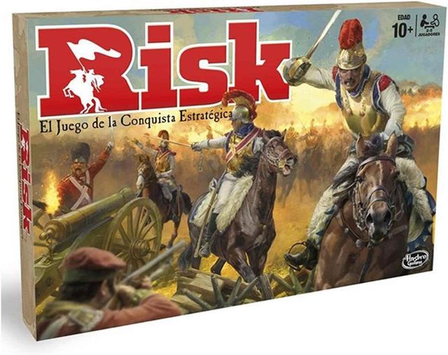 Imagen de la oferta: Hasbro Gaming, Risk: El Juego de la Conquista Estrátegica, Ejército de Juguete, Tablero Mundial, 42 Territorios, 6 Continentes, Estrategia, Juegos de Navidad, Regalo Multijugador, Acción y Aventura