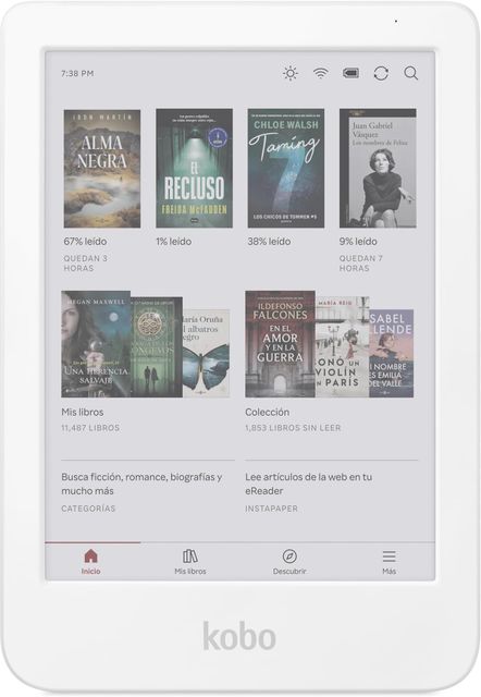 Imagen de la oferta: Kobo Clara Colour - Lector electrónico a Color | Pantalla Kaleido 3 de 6 Pulgadas sin Reflejos a Color y Tinta | Opción de Modo Oscuro | Resistente al Agua | Audiolibros | 16 GB de Almacenamiento