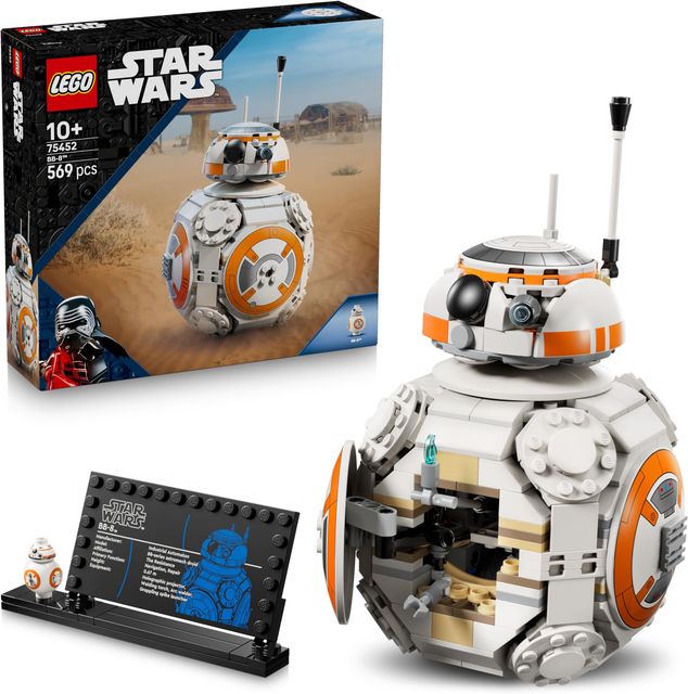 Imagen de la oferta: LEGO Star Wars 75452 Droide Astromecánico BB-8 - Regalo por el Día del Padre para Construir con Niños de 10+ Años - Figura de Juguete con Cabeza Giratoria y Rueda - Decoración para la Habitación