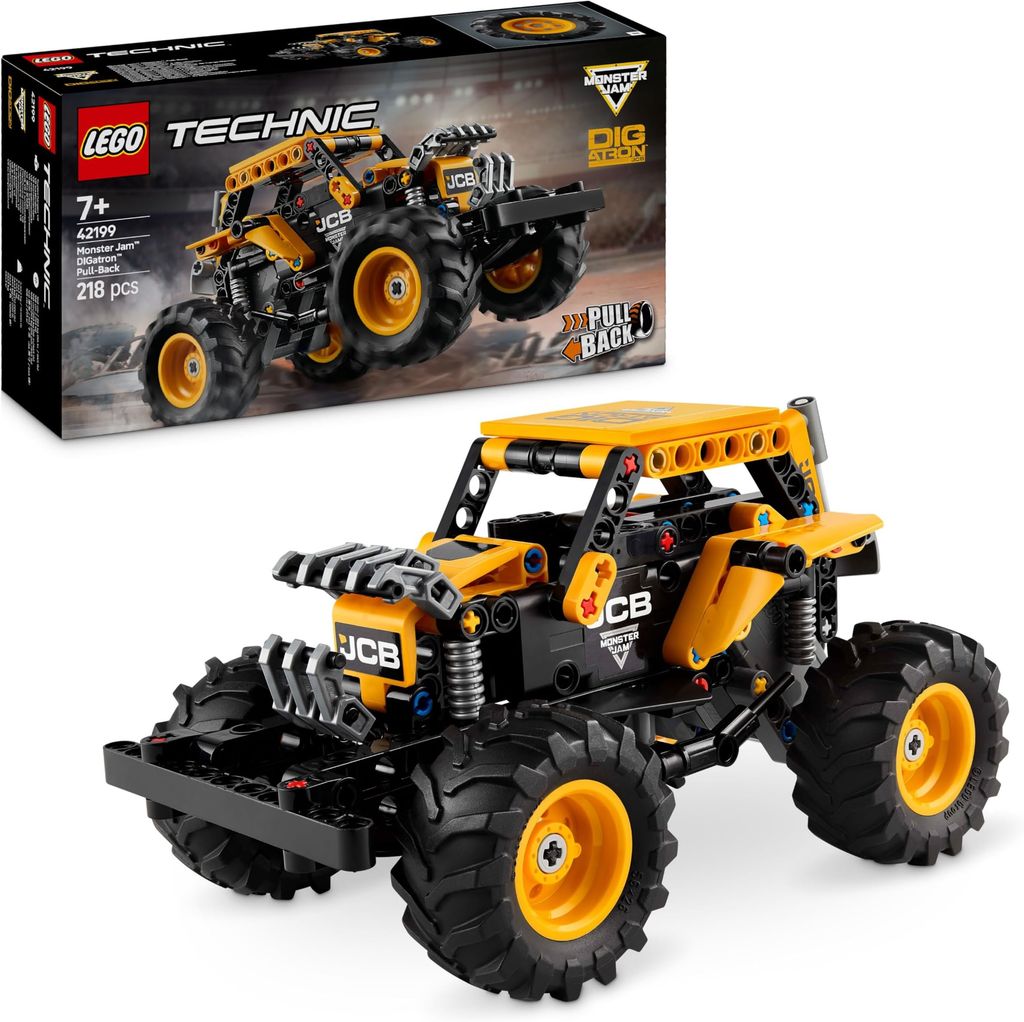 Imagen de: LEGO Technic Monster Jam DIGatron con Motor de Carga Manual de Juguete, Camión Monstruo para Espectáculo de Monster Truck, Vehículo de Acrobacias, Regalo para Niños y Niñas de 7 Años o Más 42199