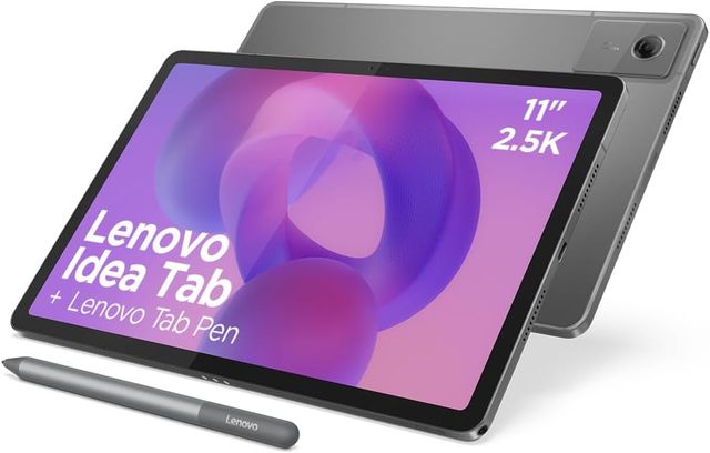Imagen de la oferta: Lenovo Idea Tab – Tablet 11" 2.5K (MediaTek Dimensity 6300, 8 GB RAM, 256 GB UFS, 90 Hz, 4 Altavoces, Wi-Fi 5, Bluetooth 5.2, Android 15) Color Gris – Incluye Tab Pen