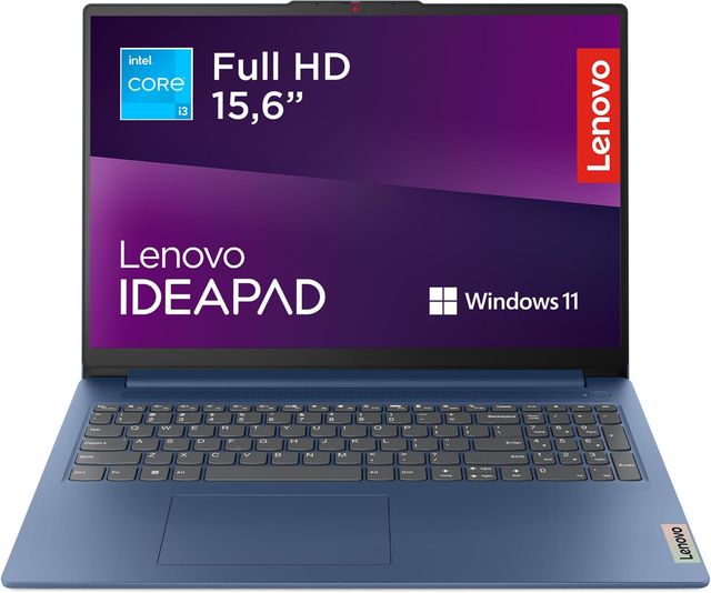 Imagen de la oferta: Lenovo IdeaPad Slim 3 Gen 8 – Ordenador Portátil 15.6'' FHD (Intel Core i3-N305, Intel UHD Graphics, 8 GB RAM, 256 GB SSD, Wi-Fi 6, Win 11 Home, Office Trial) Teclado QWERTY Español - Azul Abismo