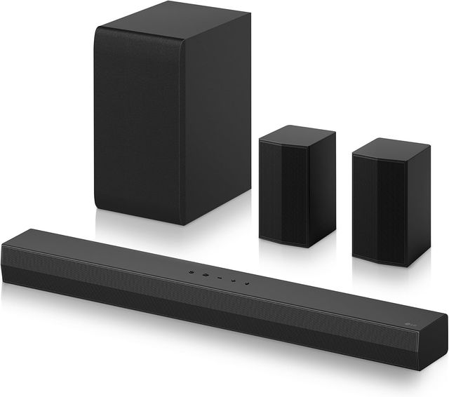 Imagen de la oferta: LG DS40TR - Barra de Sonido, Bluetooth, 400W, 4.1 Canales con Subwoofer, Altavoces Traseros, Dolby Digital, DTS Digital Surround, Negro