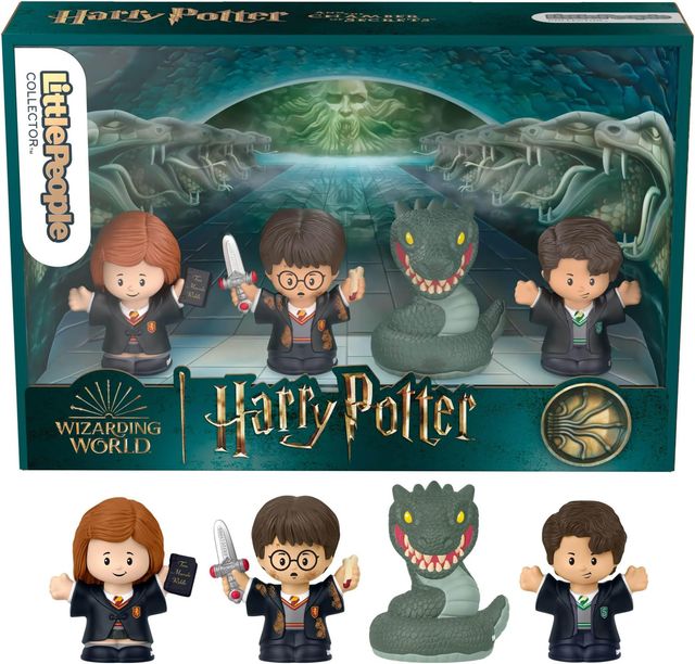 Imagen de la oferta: Little People Collector Harry Potter y la Cámara Secreta, figuras de juguete, especial fans de Harry Potter, HGV46