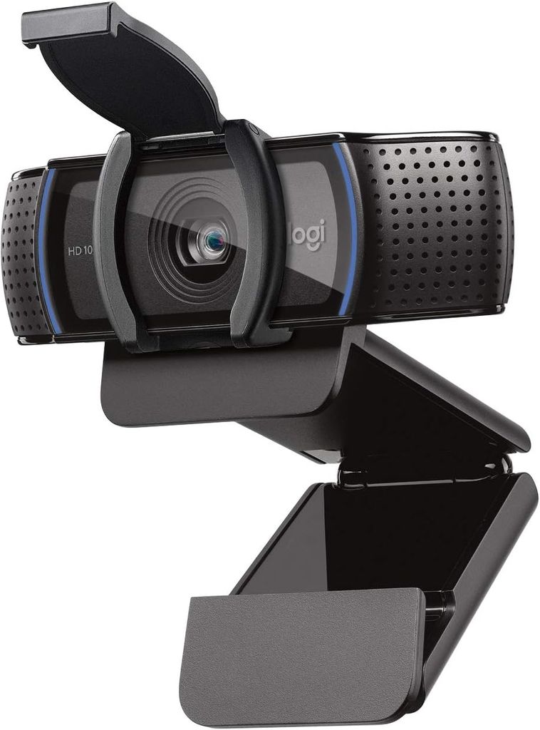 Imagen de: Logitech C920s HD Pro Webcam, Full HD 1080p/30fps, Video-Llamadas, Audio Nítido, Corrección de Iluminación Automática, PC/Mac/Portátil/Tablet/XBox, Funcionan con Teams, Google Meet, Zoom