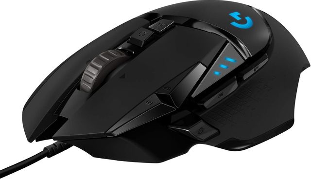 Imagen de la oferta: Logitech G G502 HERO Ratón Gaming con Cable Alto Rendimiento, Captor HERO 25K, 25,600 DPI, RGB, Peso Personalizable, 11 Botones Programables, Memoria Integrada, PC/Mac - Negro