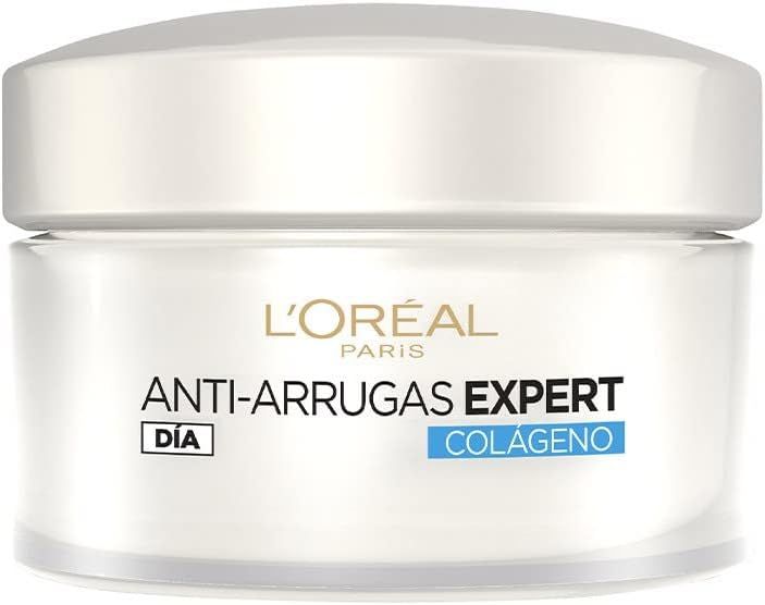 Imagen de: L'Oreal Paris Crema Hidratante Anti Arrugas De Día Colágeno, Fresca, Negro, 50 ml (Paquete de 1)