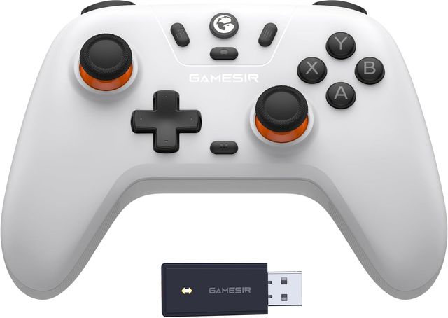 Imagen de la oferta: GameSir Nova Lite Controlador Inalámbrico, Conectividad Tri-modo, Joystick Gamepad para PC con Windows/Switch/Stem/iOS/Android, con Disparador de Efecto Hall, DualVibration, Turbo, Motion (Blanco)