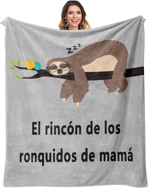 Imagen de la oferta: Regalo Dia de la Madre, Regalos para Mama Cumpleaños, Regalos Divertidos Dia de la Madre, Ideas Manta de Mama Navidad, Franela Mantas 1.3m X 1.5m