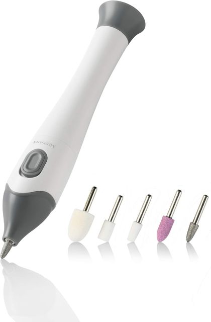 Imagen de la oferta: medisana MP 810 set de manicura y pedicura eléctrica con 5 accesorios para el cuidado de las uñas, para uñas, cutículas y callosidades