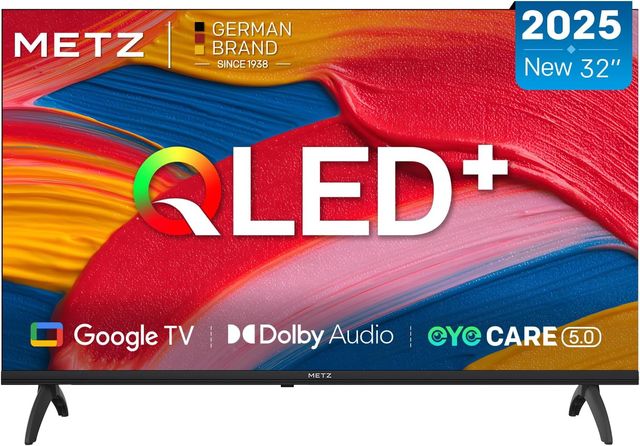 Imagen de la oferta: Metz TV 32 Pulgadas Smart TV, 32MQF7000Z, QLED, Smart TV 32 Pulgadas, HDR10, Dolby Audio, Bluetooth 5.1, Negro (DVB-T/T2/S/S2/C ATV, Ci+) 2025