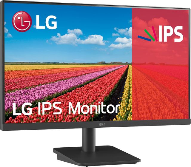 Imagen de la oferta: LG 24MS500-B - Monitor Full HD, 24", Pantalla IPS, (1920x1080), 16:9, 5 ms, 100 Hz, Black Stabilizer, Reader Mode, Flicker Safe, Negro