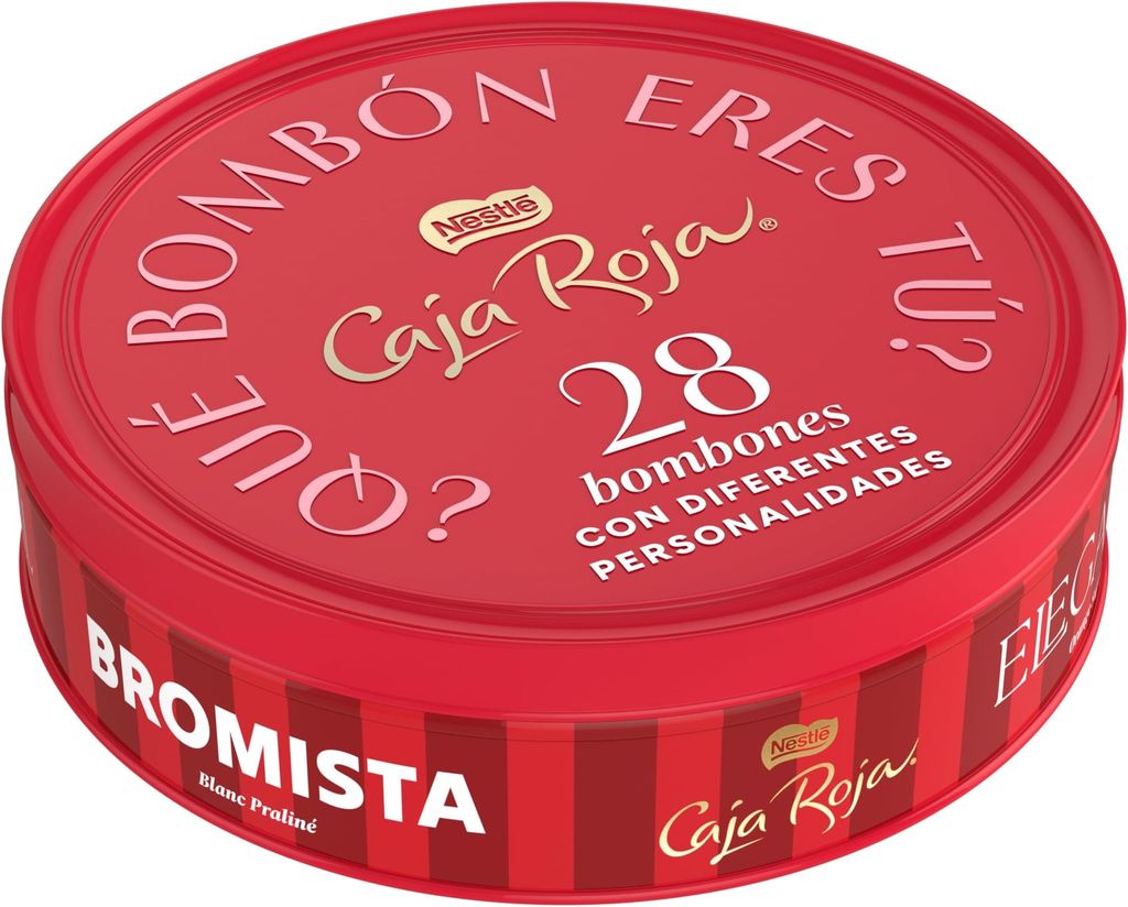 Imagen de: NESTLÉ CAJA ROJA bombones de chocolate con leche lata 250g