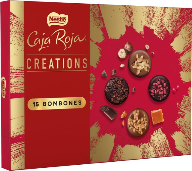 Imagen de la oferta: NESTLÉ CAJA ROJA Creations Bombones Chocolate con Leche Estuche 186 g