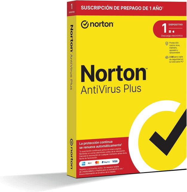 Imagen de la oferta: Norton Antivirus Plus 2025 - Antivirus Software para 1 Dispositivo y 1 año de Suscripción con Renovación Automática, para PC o Mac