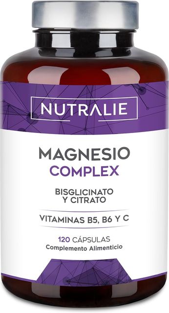 Imagen de la oferta: Citrato de Magnesio 1545mg + Magnesio Bisglicinato 600mg - Reduce Cansancio y Fatiga, Alivia Dolor Articulaciones y Músculos - Magnesium Alta Biodisponibilidad |120 Cápsulas Nutralie