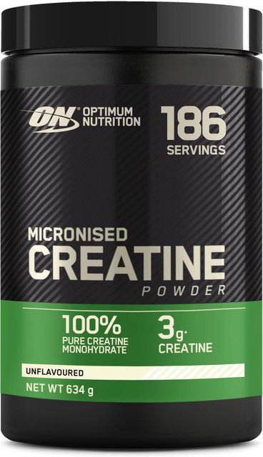 Imagen de la oferta: Optimum Nutrition Creatina Micronizada en Polvo, Sin Sabor, 634g, 186 Servicios