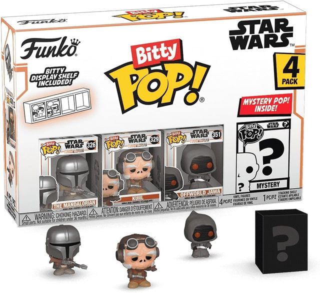 Imagen de la oferta: Pack 4 Figurines Funko Bitty Pop Mandalorian