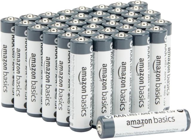 Imagen de la oferta: Amazon Basics - Paquete de 40 pilas industriales alcalinas AAA, 1,5 voltios, vida útil de 5 años