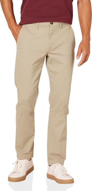 Imagen de la oferta: Amazon Essentials Hombre Pantalones Chinos de Pitillo, elásticos, Informales