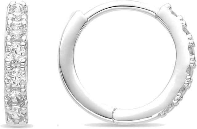 Imagen de la oferta: LUXENTER Pendientes con Circonita Brillante acabado plata - Ulgel