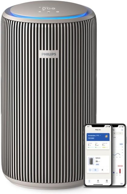 Imagen de la oferta: Philips PureProtect Serie 3200: Purificador de aire inteligente, HEPA y filtro de carbón activo, CADR 500 m³/h para 130 m², ultrasilencioso, captura el 99,97% de alérgenos, App conectada (AC3210/12)