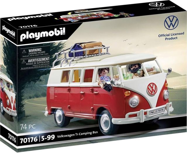 Imagen de la oferta: PLAYMOBIL 70176 Volkswagen T1 Camping Bus, para niños a Partir de 5 años