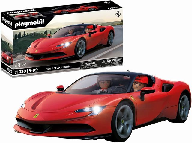 Imagen de la oferta: PLAYMOBIL Modern Car 71020 Ferrari SF90 Stradale, Supercoche, Pieza de colección para los Aficionados de los Coches, Juguete para coleccionistas y niños/as a Partir de 5 años