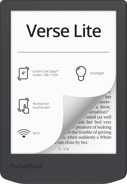 Imagen de la oferta: PocketBook Ebook Verse Lite 6" E Ink Carta 8GB Gris Táctil WiFi USB-C